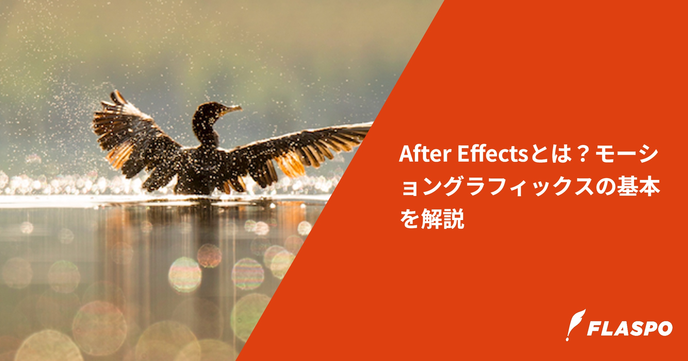 After Effectsとは？モーショングラフィックスの基本を解説