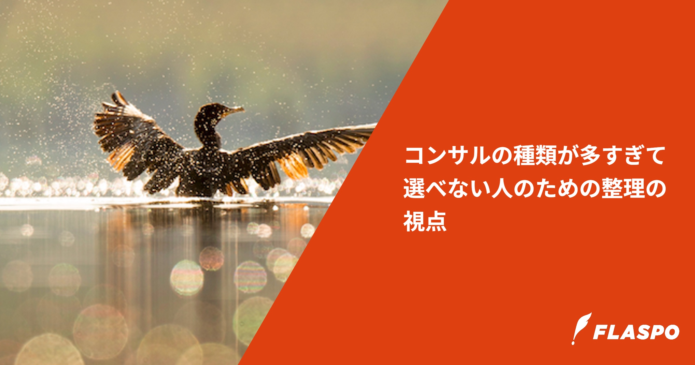 コンサルの種類が多すぎて選べない人のための整理の視点