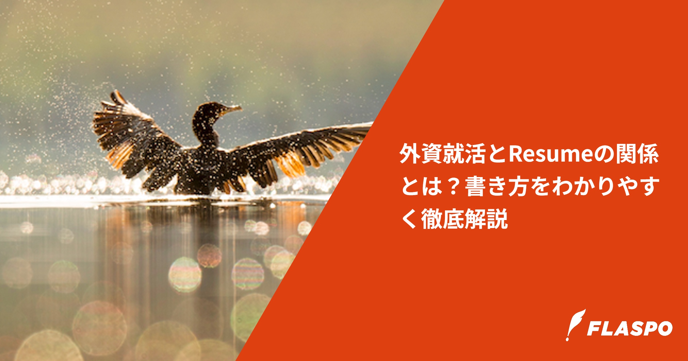 外資就活とResumeの関係とは？書き方をわかりやすく徹底解説