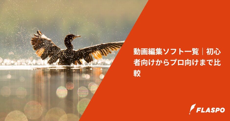 動画編集ソフト一覧｜初心者向けからプロ向けまで比較