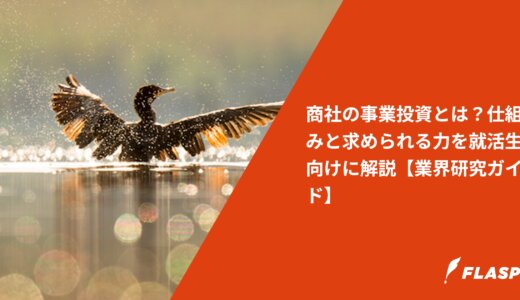 商社の事業投資とは？仕組みと求められる力を就活生向けに解説【業界研究ガイド】